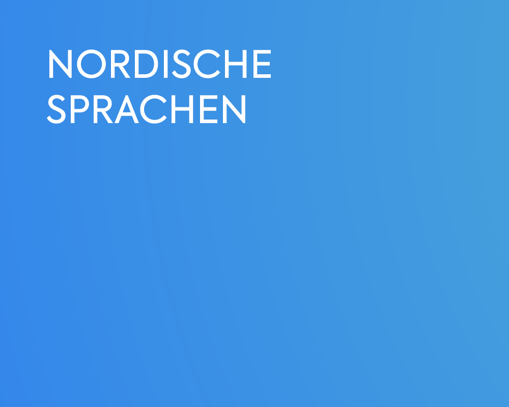 NORDISCHE SPRACHEN