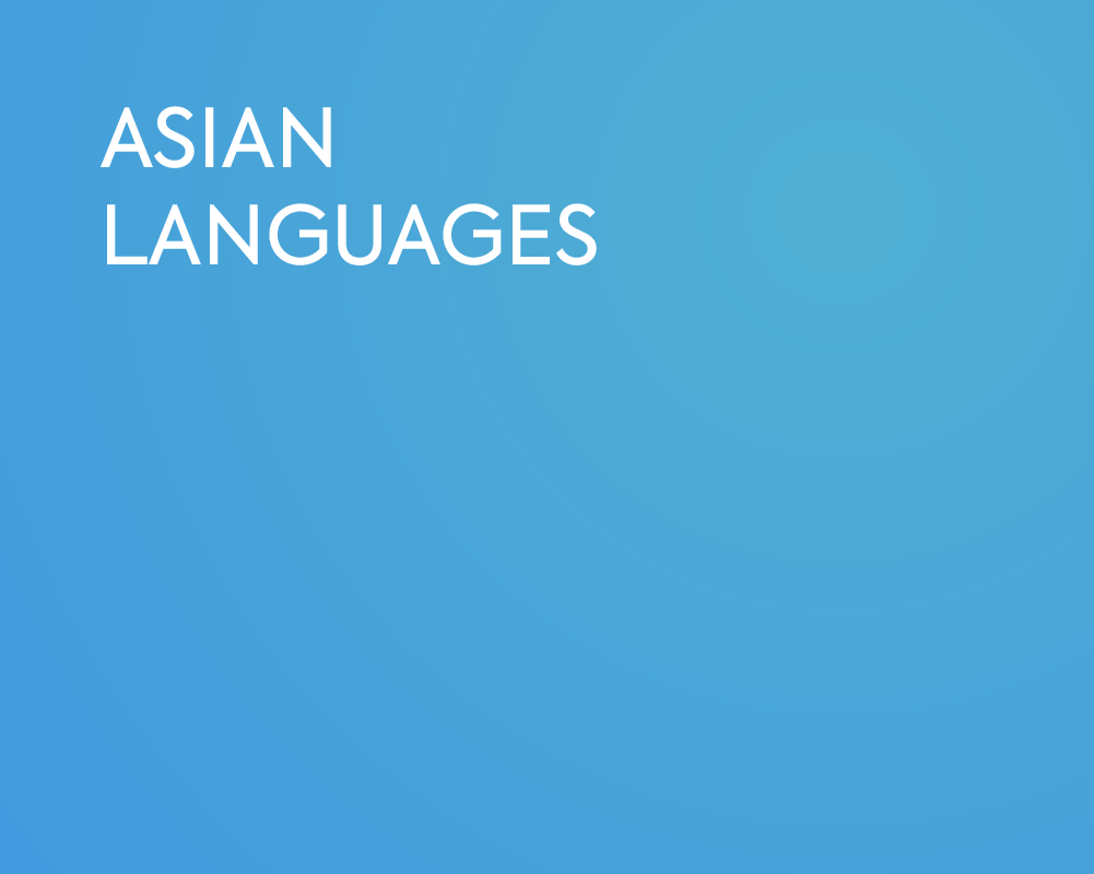 ASIAN LANGUAGES