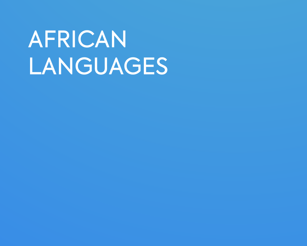AFRICAN LANGUAGES